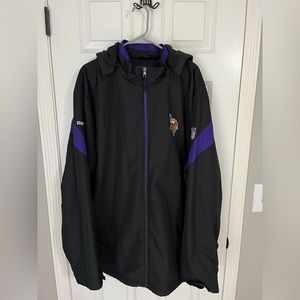 NFL Onfield Reebok Minnesota Vikings Fleece Lined Zip Up Jacket - 2XL